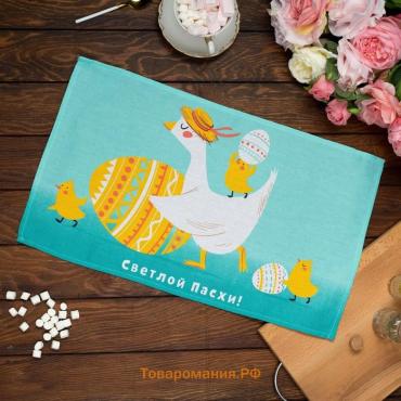 Полотенце пасхальное  «Светлой пасхи» 35×60 см, 100% хлопок, 160 г/м²