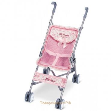 Кукольная коляска-трость, розовая, 56 см