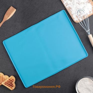 Противень для духовки  «Криспи», силикон, 40×30 см, чёрный
