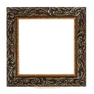 Рама для картин (зеркал) 20 х 20 х 4 см, дерево "Версаль", золотая