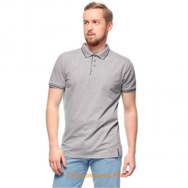 Рубашка унисекс, размер 44, цвет серый меланж
