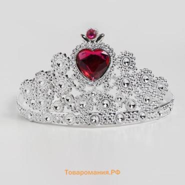 Корона на голову для девочки «Сердце», МИКС