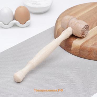 Молоток для отбивания мяса деревянный , бук
