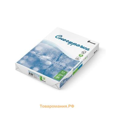 Бумага А4, 500 л, Снегурочка, 80 г/м2, белизна 146% CIE, класс C (цена за 500 листов)