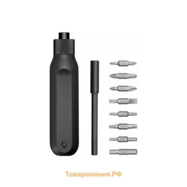 Отвертка Xiaomi Mi Ratchet Screwdriver (BHR4779GL), храповая, реверсивная, 16 в 1, черная