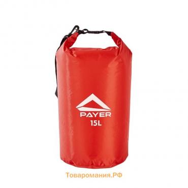 Гермомешок PAYER "Allaki", 15L, красный, A605