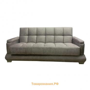 Прямой диван «Прайм 5», книжка, независимый пружинный блок, велюр, цвет selfie grey