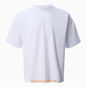Футболка мужская MINAKU: Exclusive print, цвет белый, размер 54